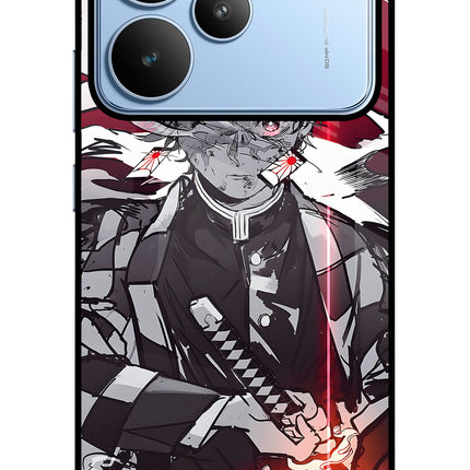 Demon Slayer Realme P4 Glass Case