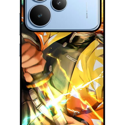 Demon Slayer Realme P4 Glass Case