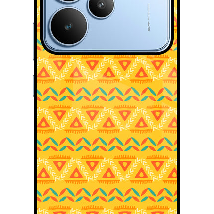 Tribal Pattern Realme P4 Glass Case