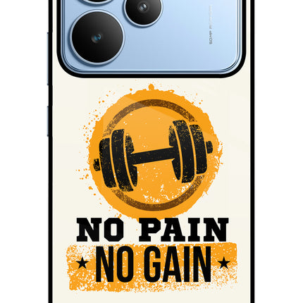 No Pain No Gain Realme P4 Glass Case