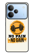 No Pain No Gain Realme P4 Glass Case