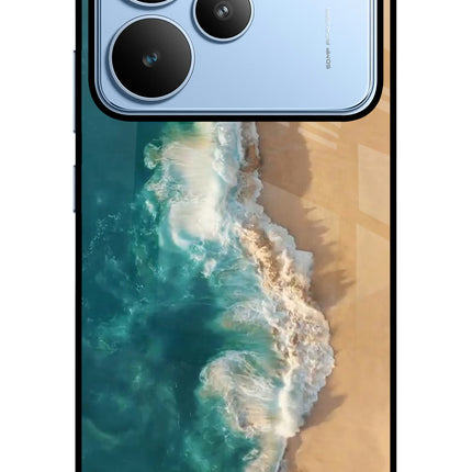 Ocean Beach Realme P4 Glass Case