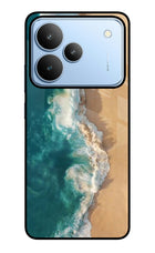 Ocean Beach Realme P4 Glass Case