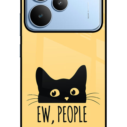Ew People Catitude Realme P4 Glass Case