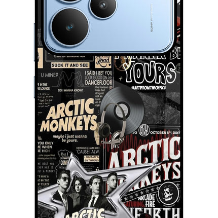Arctic Monkeys Realme P4 Glass Case Back Cover by Casekaro