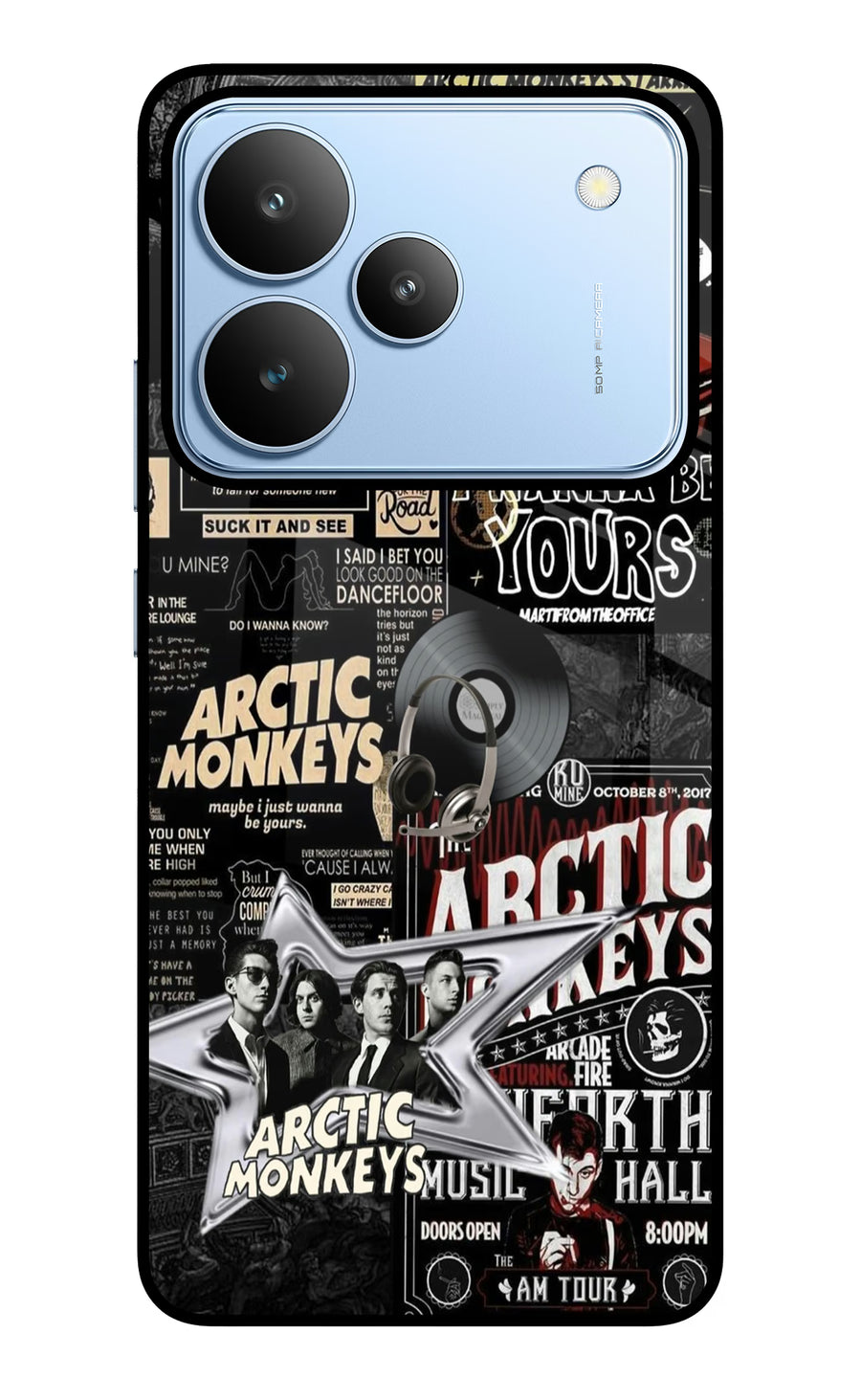 Arctic Monkeys Realme P4 Back Cover, Glass case