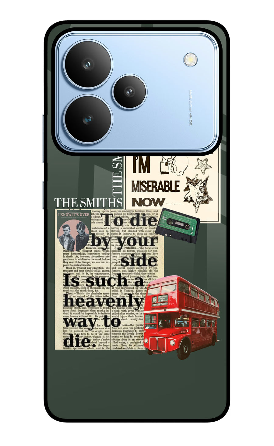 The Smiths Realme P4 Back Cover, Glass case