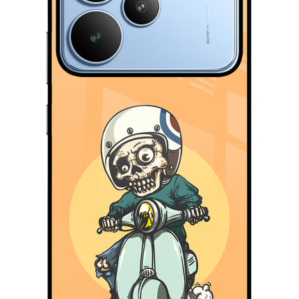 Undead Biker Realme P4 Glass Case