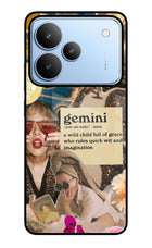 Gemini Zodiac Realme P4 Glass Case