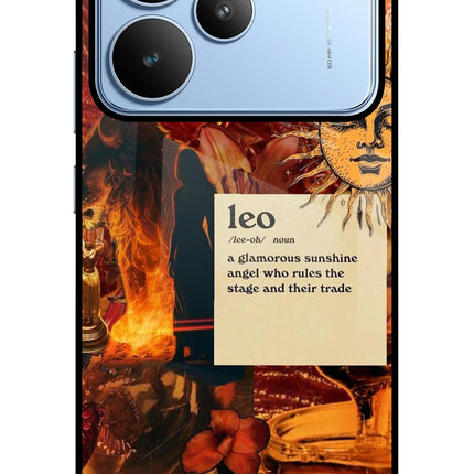 Leo Zodiac Realme P4 Glass Case