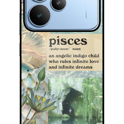 Pisces Zodiac Realme P4 Glass Case