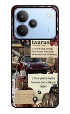Taurus Zodiac Realme P4 Glass Case