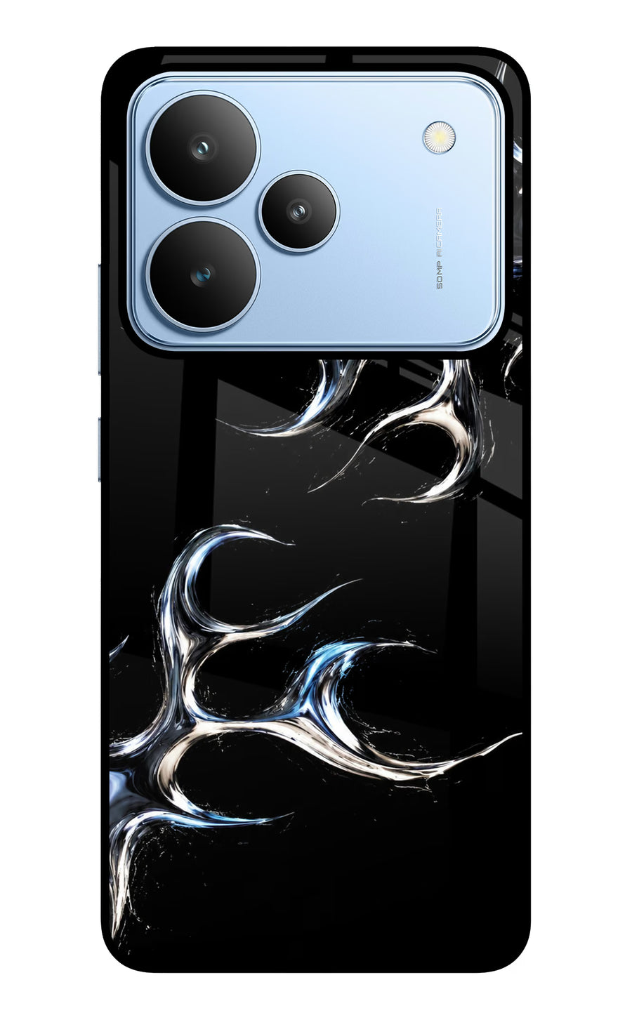 Chrome Tribal Realme P4 Back Cover, Glass case