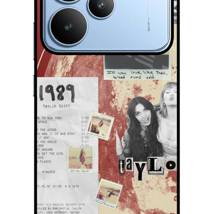 Taylor Swift Realme P4 Glass Case