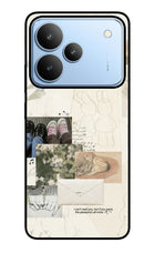Soft Aesthetic Realme P4 Glass Case