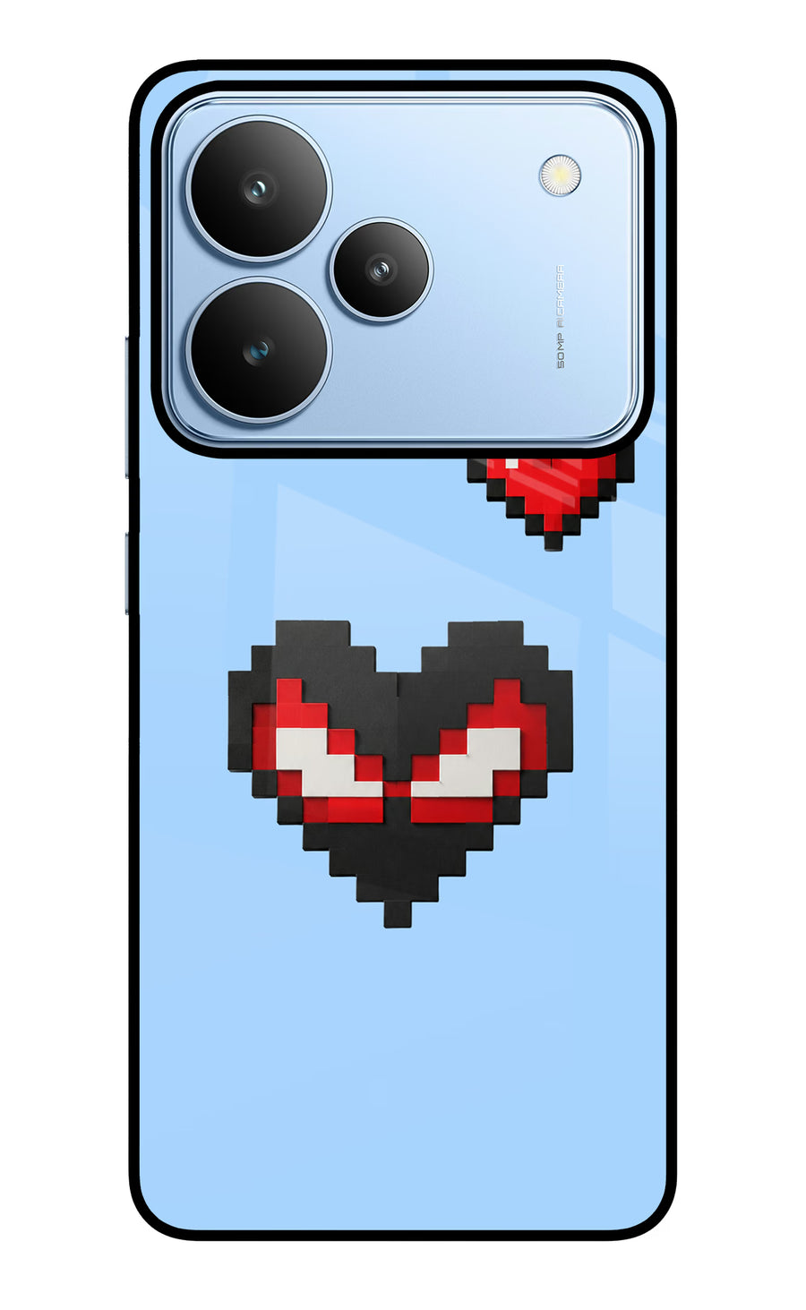 Peter Heart Realme P4 Back Cover, Glass case