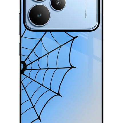 Blue Web Realme P4 Glass Case