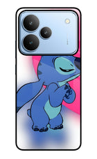 Stitch Hug Realme P4 Glass Case