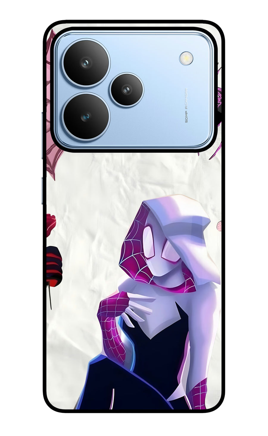 Gwen Verse Realme P4 Back Cover, Glass case