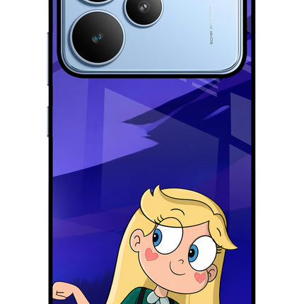 Star Glow Realme P4 Glass Case