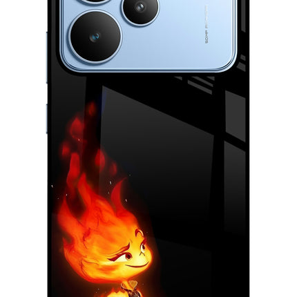 Ember Flame Realme P4 Glass Case