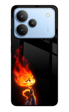 Ember Flame Realme P4 Glass Case