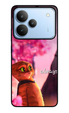 Always Cat Realme P4 Glass Case
