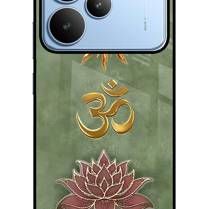 Om & Lotus Realme P4 Glass Case