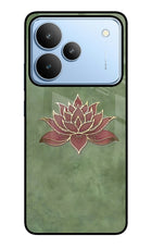 Lotus Grace Realme P4 Glass Case