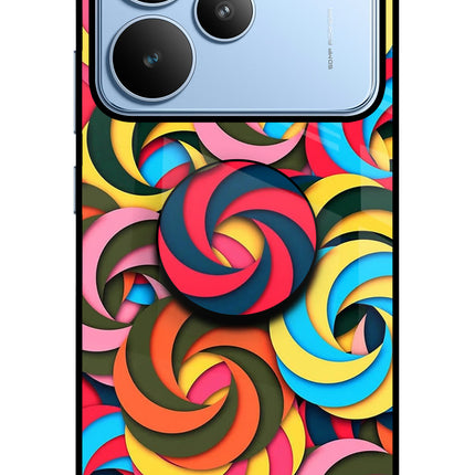 Spiral Pattern Realme P4 Pop Case by Casekaro
