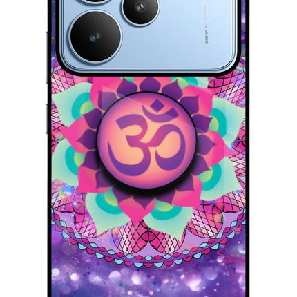 Om Purple Realme P4 Pop Case by Casekaro