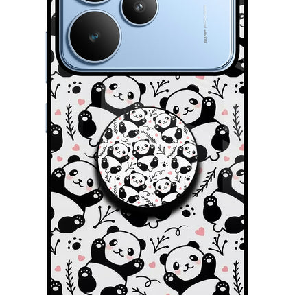 Cute Panda Realme P4 Pop Case by Casekaro