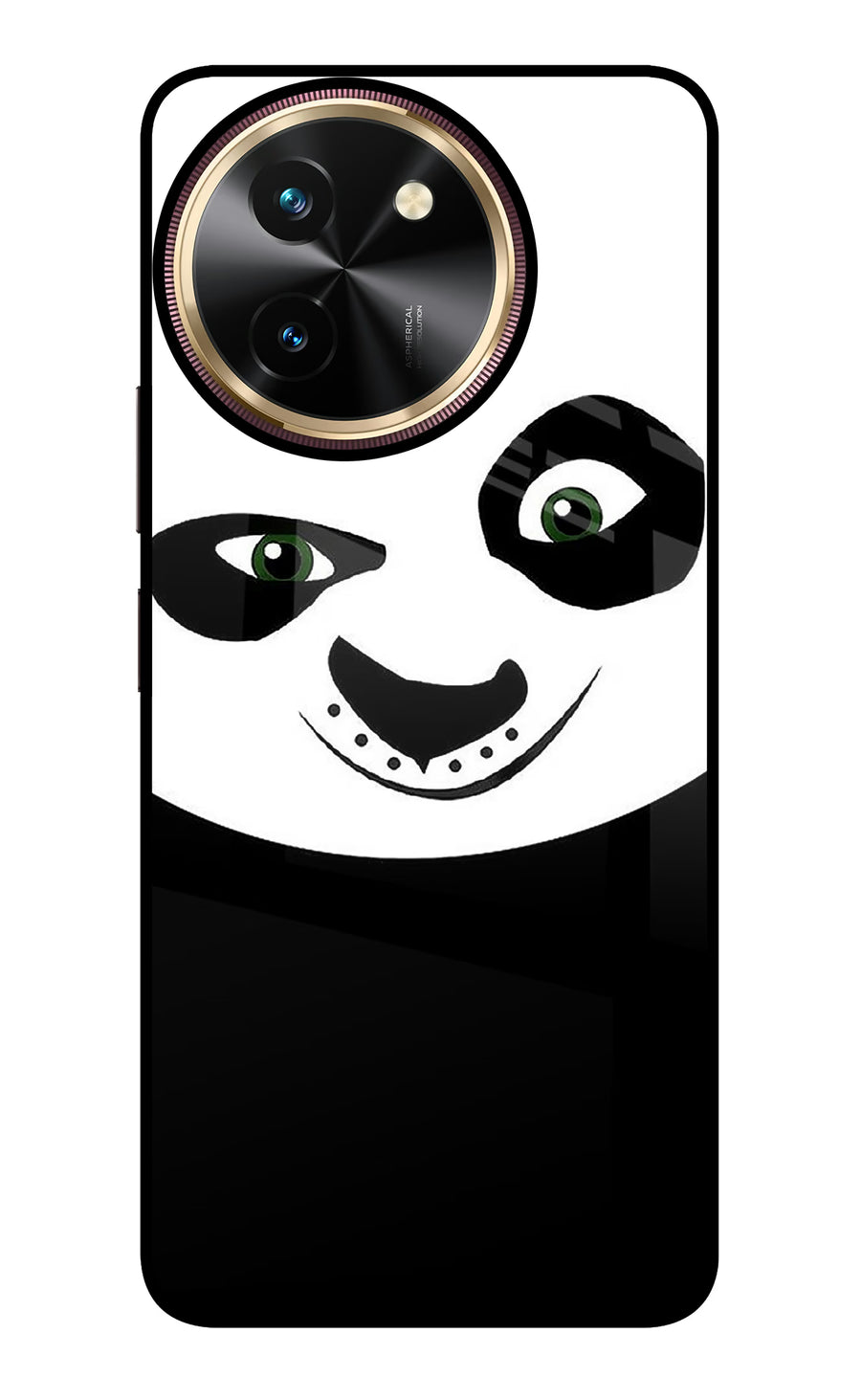 Panda Vivo T3x Back Cover, Glass case