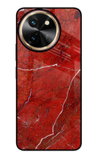 Red Marble Design Vivo T3x Glass Case