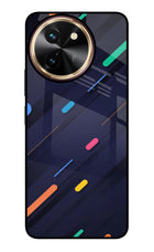 Abstract Design Vivo T3x Glass Case