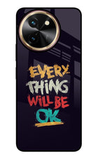 Everything Will Be Ok Vivo T3x Glass Case