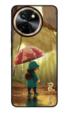 Rainy Day Vivo T3x Glass Case