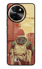 Adventurous Vivo T3x Glass Case