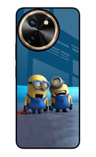 Minion Laughing Vivo T3x Glass Case