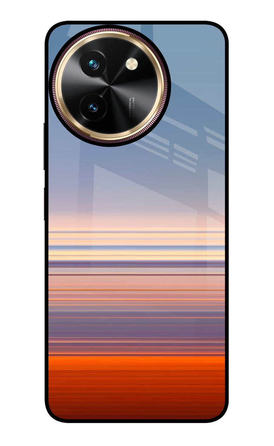 Morning Colors Vivo T3x Back Cover, Glass case