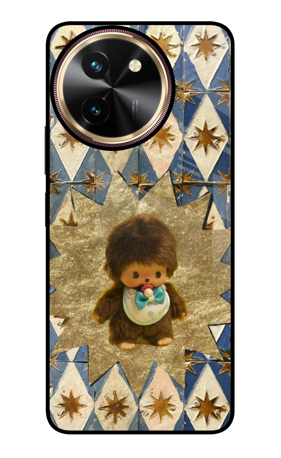 Woodooo Vivo T3x Back Cover, Glass case