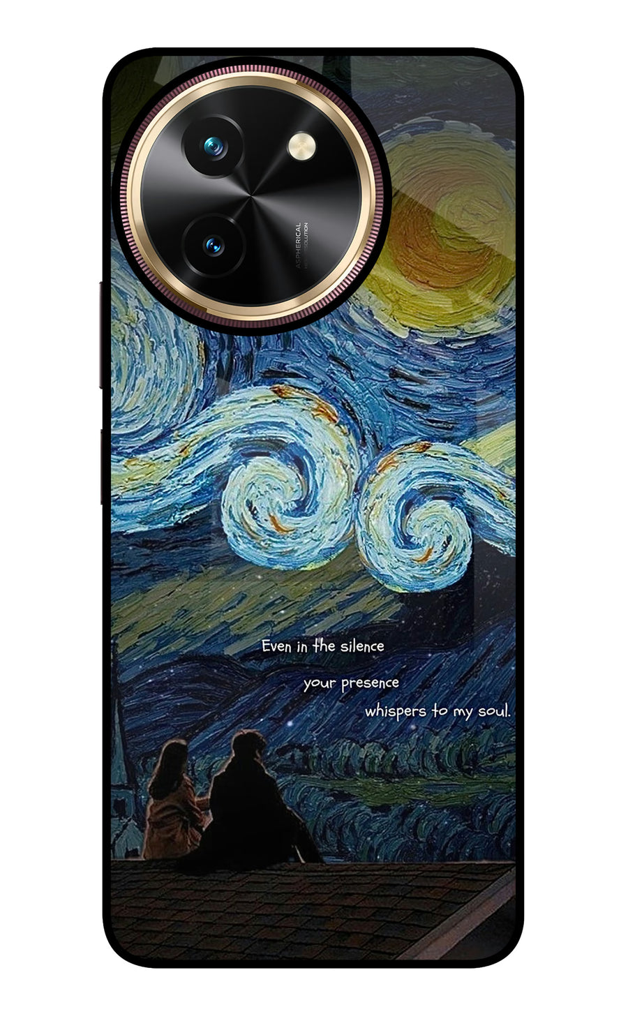 Softcore Vivo T3x Back Cover, Glass case