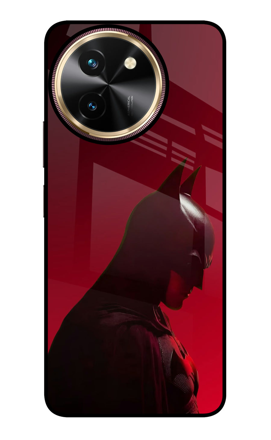 Dark Knight Vivo T3x Back Cover, Glass case