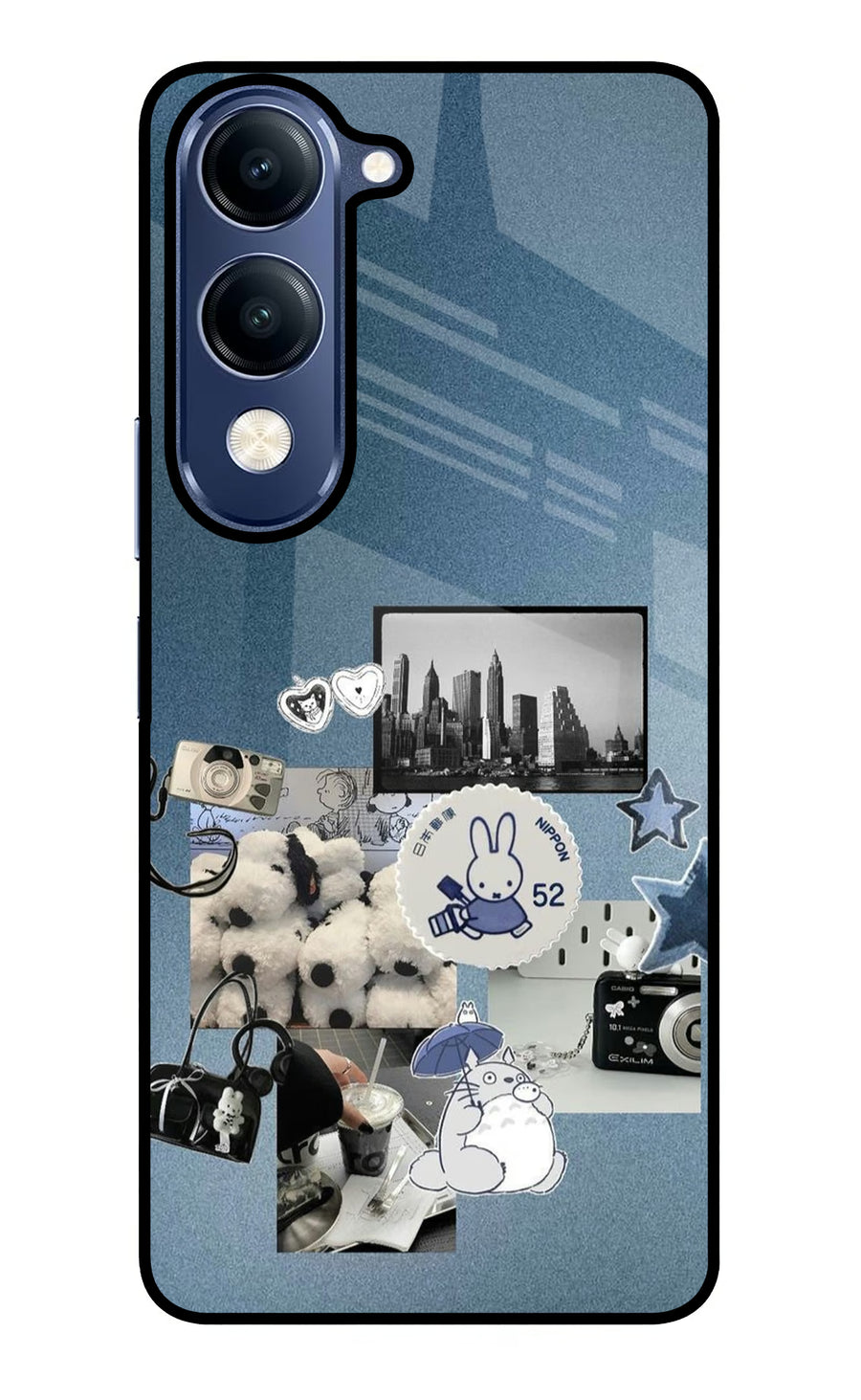 Miffy Vivo V40 Lite Back Cover, Glass case