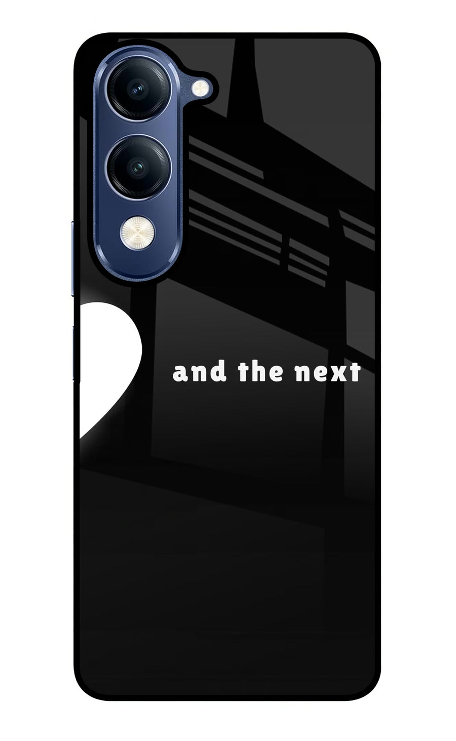Next World Vivo V40 Lite Back Cover, Glass case