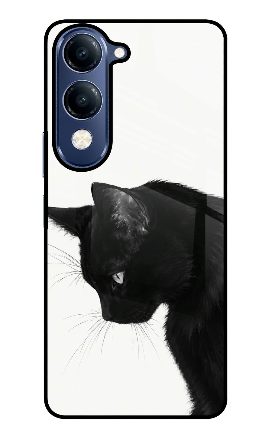Shadow Gaze Vivo V40 Lite Back Cover, Glass case
