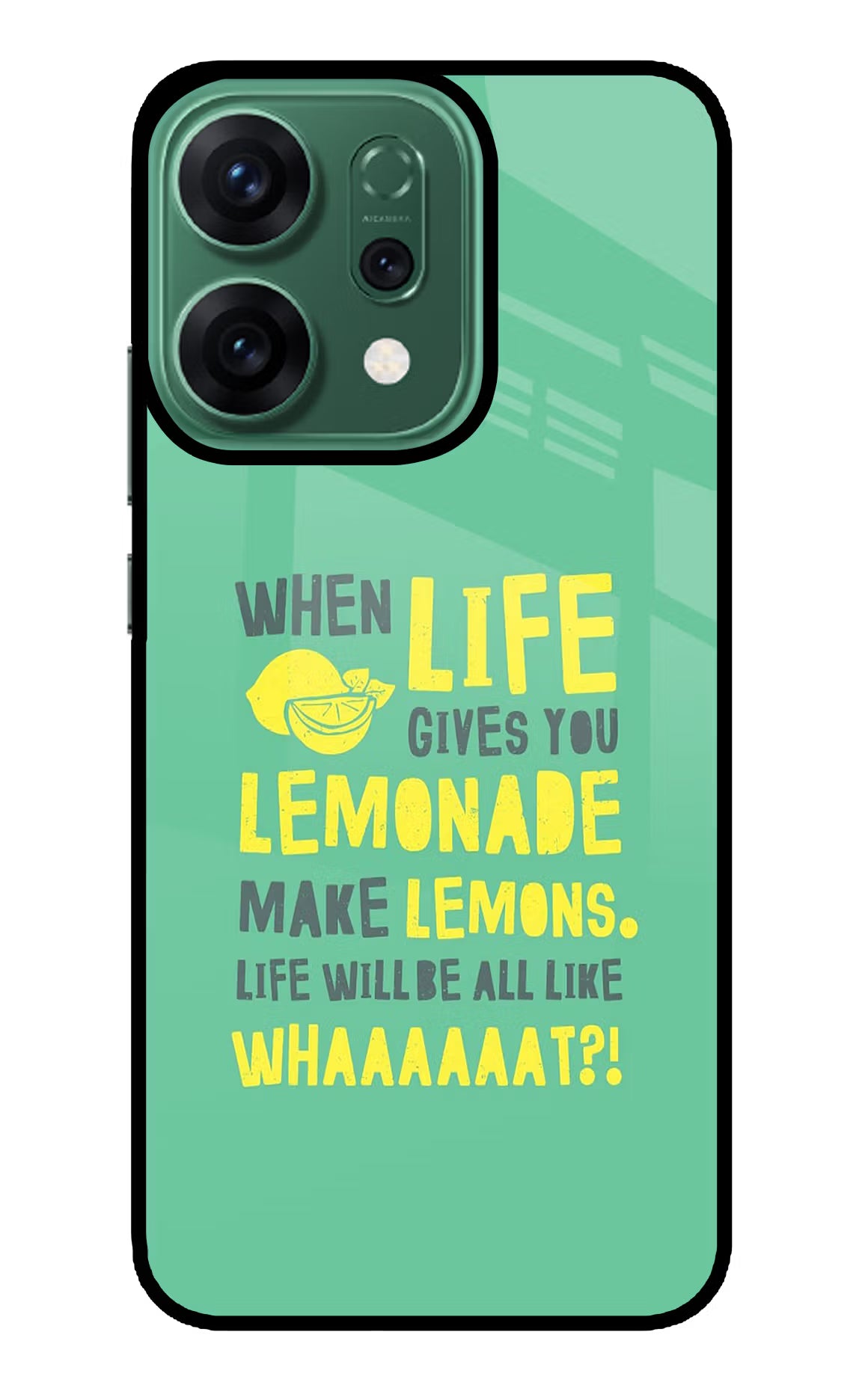 Quote Oppo Reno14 5G Glass Case Back Cover by Casekaro