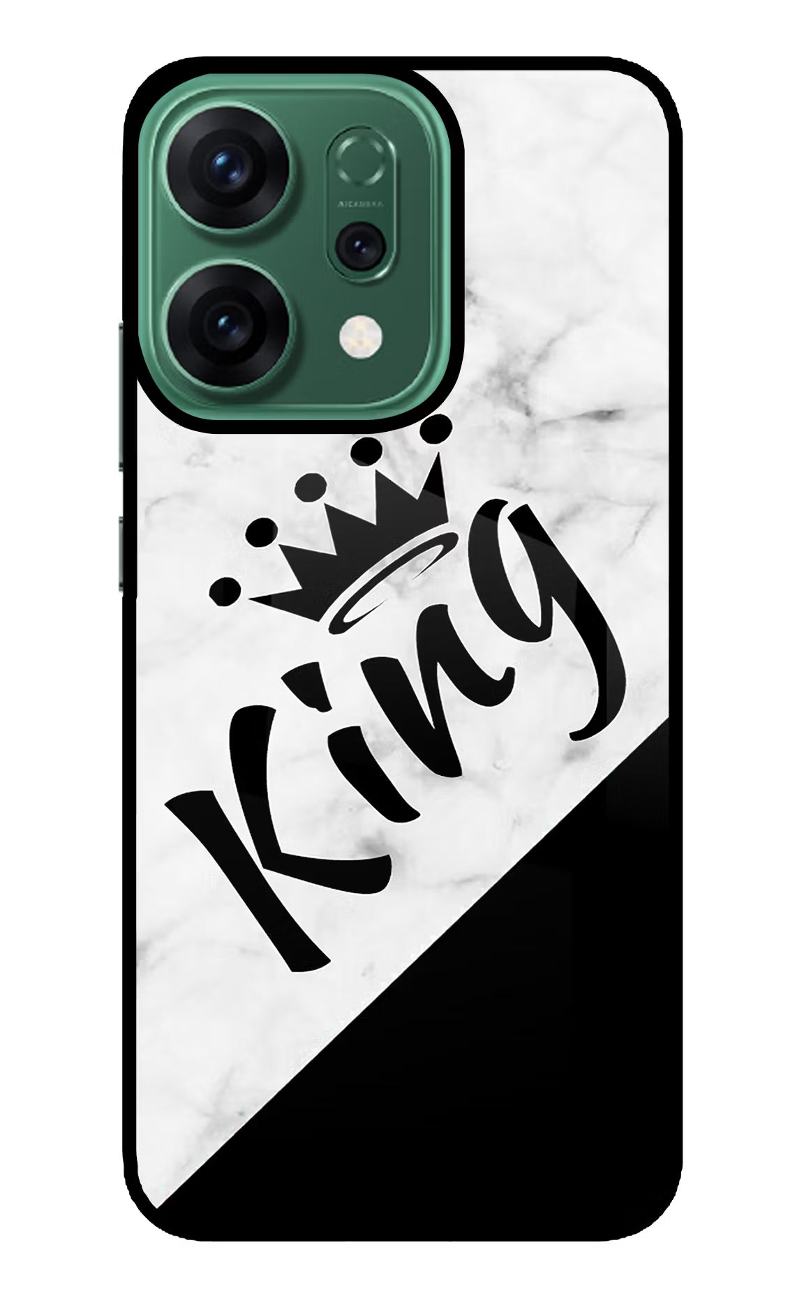 King Oppo Reno14 5G Glass Case Back Cover by Casekaro