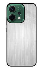 Wooden Grey Texture Oppo Reno14 5G Glass Case