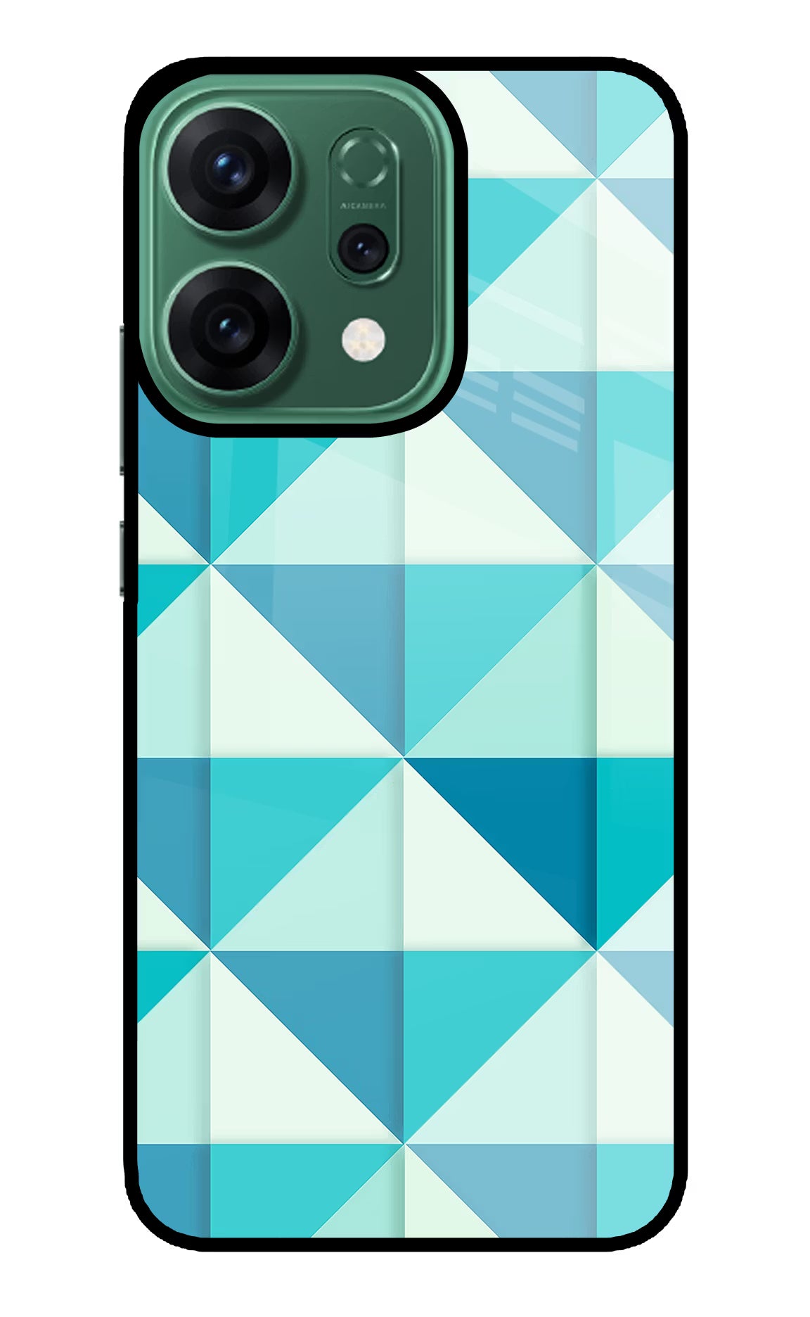 Abstract Oppo Reno14 5G Glass Case Back Cover by Casekaro